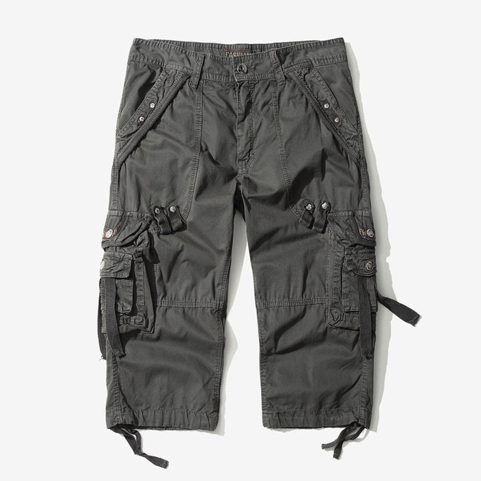 Cargo Shorts Loose Multi-pocket Pants Beach Pants