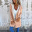 European And American Spring New Women's Clothing Casual Contrast Color Sweater Cardigan Hooded Coat
