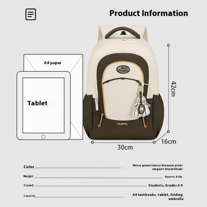 Sac à dos de voyage léger et grande capacité pour les loisirs, réduisant la charge et protégeant la colonne vertébrale.