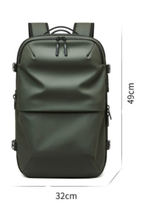 Sac à dos de voyage multifonctionnel à compression sous vide pour hommes