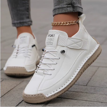 Leather Boots Casual Shoes Plus Size Spring And Summer