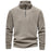 Fashion Personality Stand-collar Zippered Sweatshirt With Fleece Winter Casual Pullover Top Men's Clothing