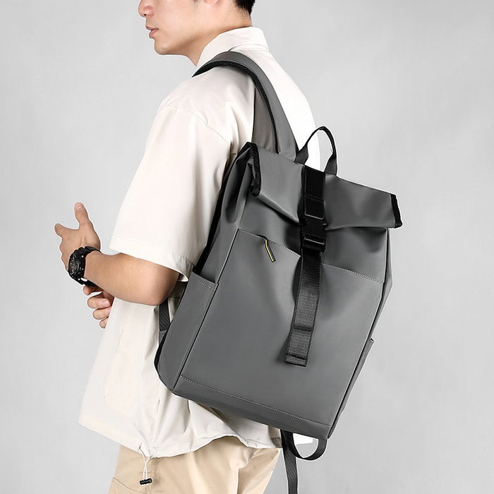 Sac à dos de mode décontracté pour hommes et femmes, nouveau sac à dos pour ordinateur portable, en tissu Oxford imperméable, sac à dos de voyage courte distance pour hommes, noir