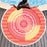 Round Printed Beach Towel Microfiber
