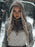 Women's Skin-friendly, Anti-pilling Knitted Cardigan With A Round Neckline, Loose Fit, And Long Length