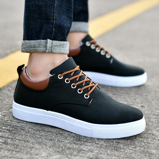 Korean Breathable Men's Casual Canvas Sport Shoes Sneakers