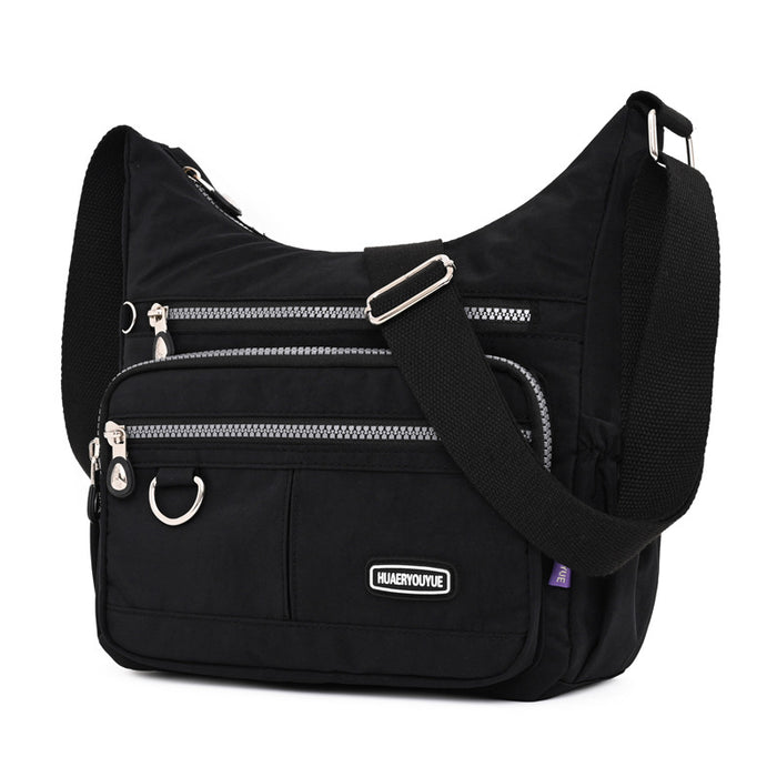 Nylon Womens Water-resistant Crossbody Bag