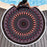 Round Printed Beach Towel Microfiber
