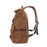 Retro Waterproof Crazy Horse Leather Canvas Large Capacity Backpack