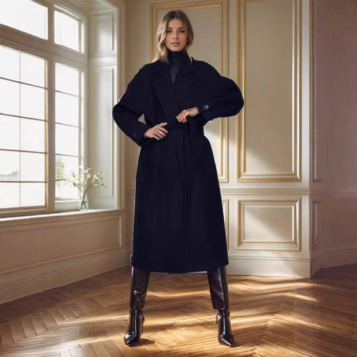 Manteau en Laine pour Femmes Automne et Hiver