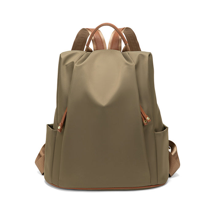 Fashion Commuter Contrast Color Travel Bag Large-capacity Backpack