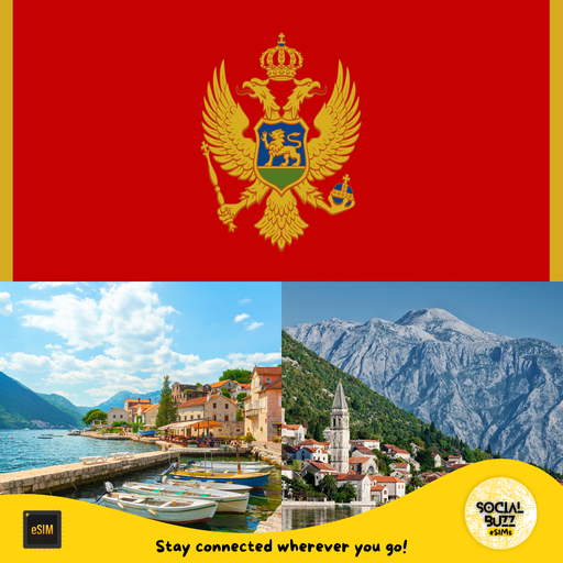 Plan de datos Internet eSIM de Montenegro 