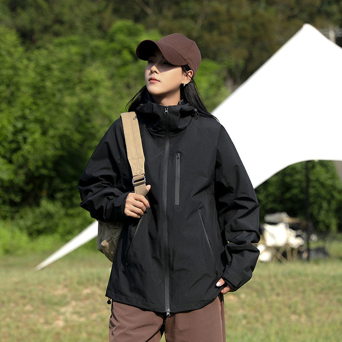Hooded Long Sleeve Windproof Waterproof Travel To Tibet Breathable Jacket