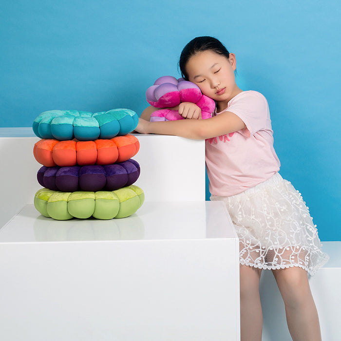 Travel Plane Cute Donut Neck Lumbar Pillow