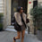 Women's Stylish And Elegant Faux Fur-Decorated Leather Jacket