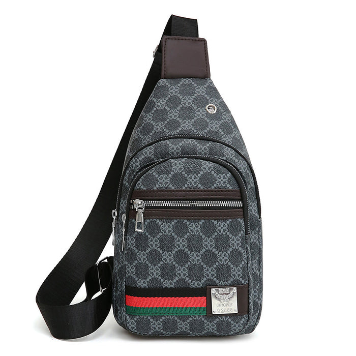 Nueva mochila informal de piel sintética suave con contraste de colores para hombre y mujer, bandolera de viaje, pequeña y moderna.