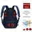 Men Women Mountaineering Waterproof Capacity Schoolbag