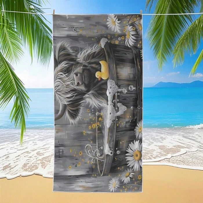 Creative Printing Quick-drying Microfiber Beach Towel