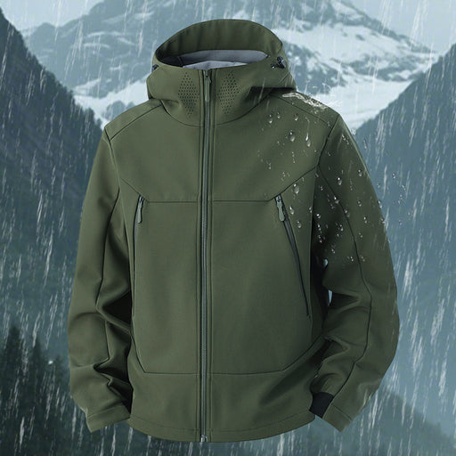 Soft Shell Men's Windproof Waterproof Outdoor Shell Jacket