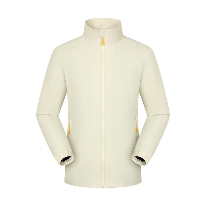 Chaqueta de trabajo impermeable con cuello alto para hombre