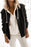 Solid-color Corduroy Cardigan A Casual Relaxed-fit Long-sleeve Jacket With A Lapel Collar