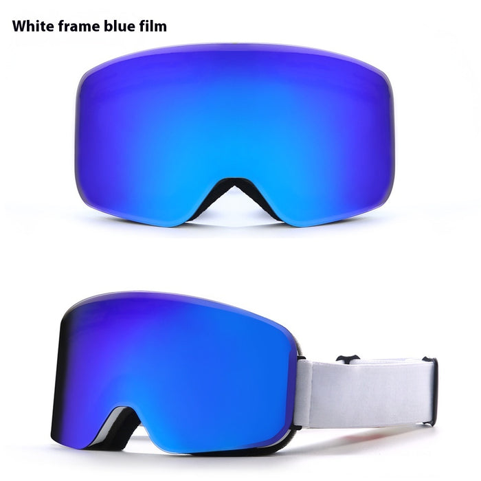 Lunettes de ski double couche antibuée pour la protection des yeux