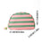 Striped Fashionable Shell-Shaped Makeup Bag