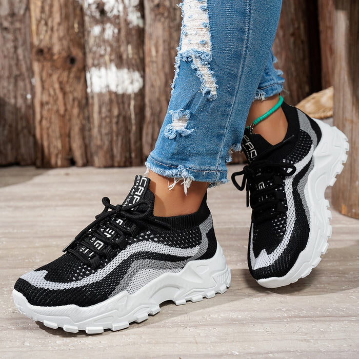 Stylish And Lightweight Soft Bottom Sports Women's Casual Shoes
