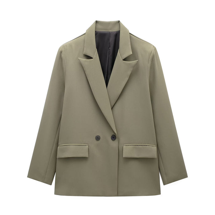 Blazer croisé décontracté d'été