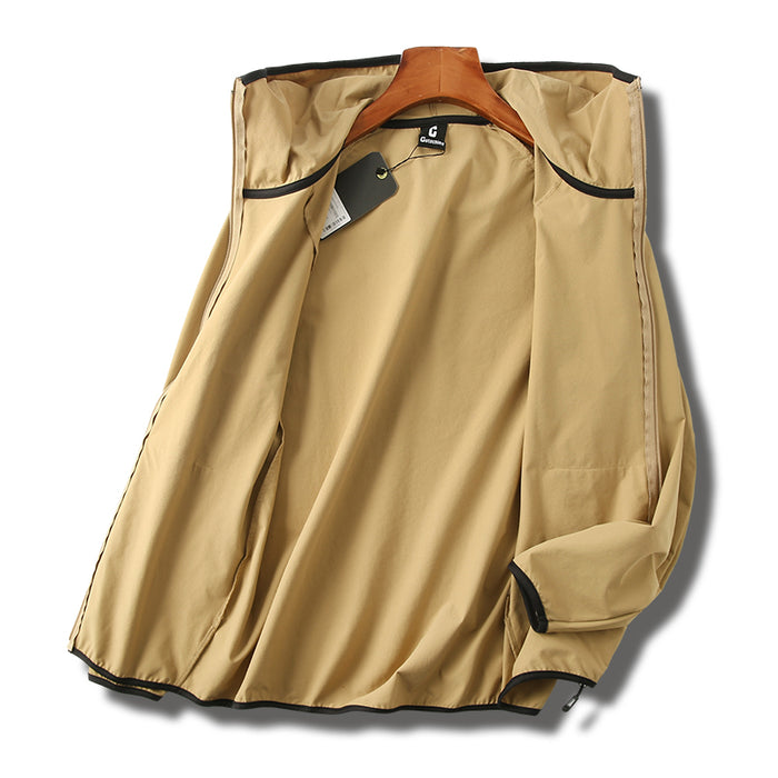 Breathable Waterproof Casual Loose-fitting Hoodie Jacket Coat