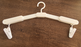 Cintre de voyage pliable - sans pinces - blanc ventre de poisson - ABS+PP - 1 pièce
