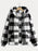 Fashionable Casual Zip-up Plush Hoodie With Long Sleeves