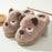 Warm And Cute Puppy Platform Non Slip Cotton Slippers