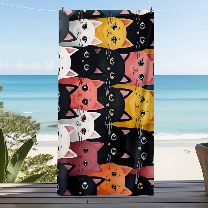 Creative Printing Microfiber Beach Towel