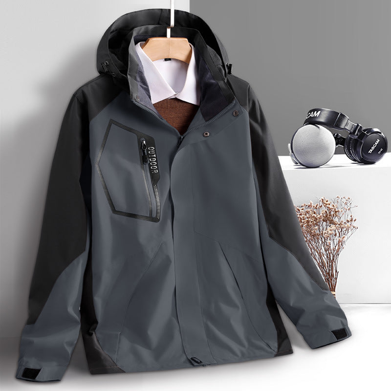 Veste imperméable fine coupe-vent pour activités de plein air