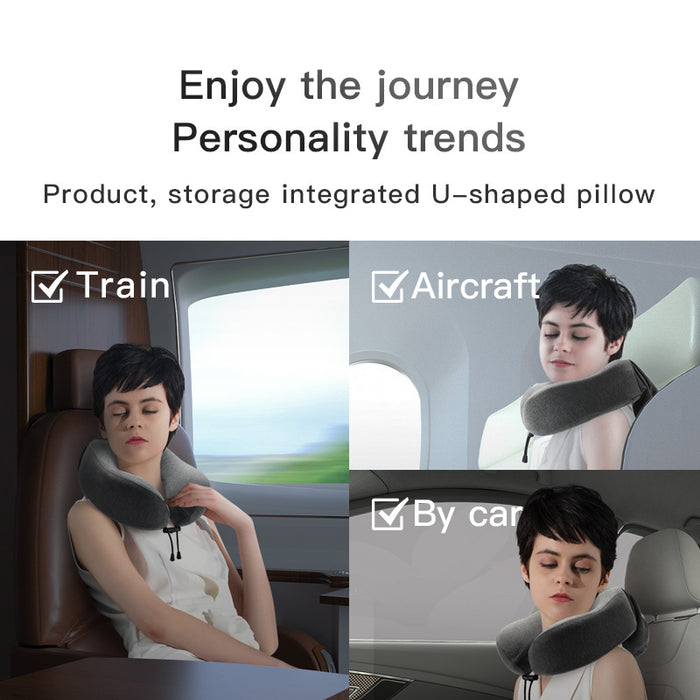 Car Travel Portable U-shaped Cervical Pillow