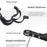 10/20/30cm Bicycle Handlebar Extended Bracket MTB Headlight Mount Extented Bar Road Mountain Bike Handlebar Extender Rack Parts