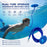 Dual-Tube Upgrade Underwater Breathing Valve Surface Air Tube for Snorkeling & Freediving Practice Soft Mouthpiece