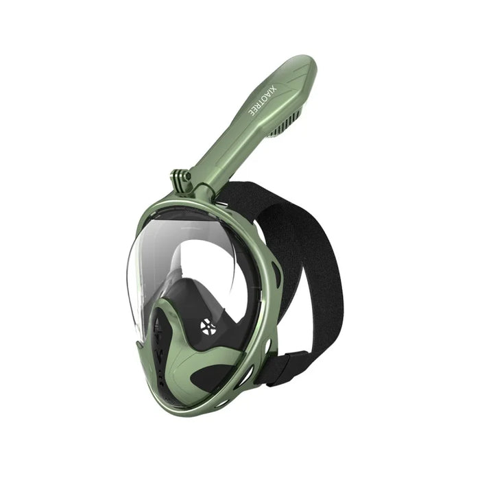 XIAOTREE New Underwater Diving Anti-Fog Full-Face Snorkeling Mask, Snorkel Breathing Mask, Safe and Waterproof