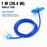 Dual-Tube Upgrade Underwater Breathing Valve Surface Air Tube for Snorkeling & Freediving Practice Soft Mouthpiece