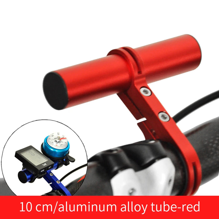 10/20/30cm Bicycle Handlebar Extended Bracket MTB Headlight Mount Extented Bar Road Mountain Bike Handlebar Extender Rack Parts