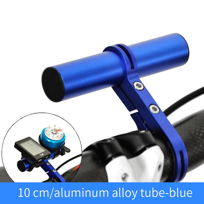 10/20/30cm Bicycle Handlebar Extended Bracket MTB Headlight Mount Extented Bar Road Mountain Bike Handlebar Extender Rack Parts