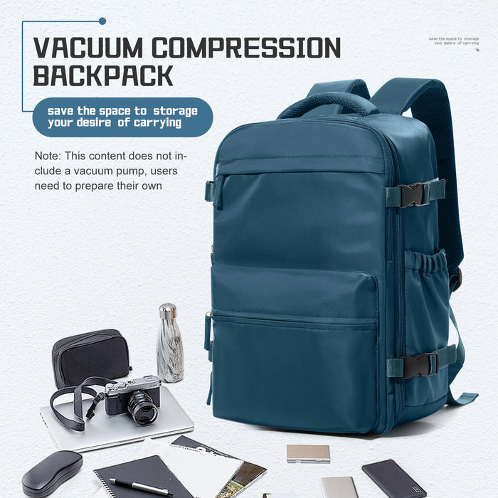 Sac à dos de voyage cabine avion Ryanair, sac à dos de compression sous vide, sac à dos pour hommes et femmes, sacoche pour ordinateur portable, sac à main