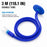 Dual-Tube Upgrade Underwater Breathing Valve Surface Air Tube for Snorkeling & Freediving Practice Soft Mouthpiece