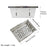 Pandatour Outdoor Camping IGT BBQ Folding High Firepower Stainless Steel Grill Barbecue  Picnic Grill Stand Easy Equiped