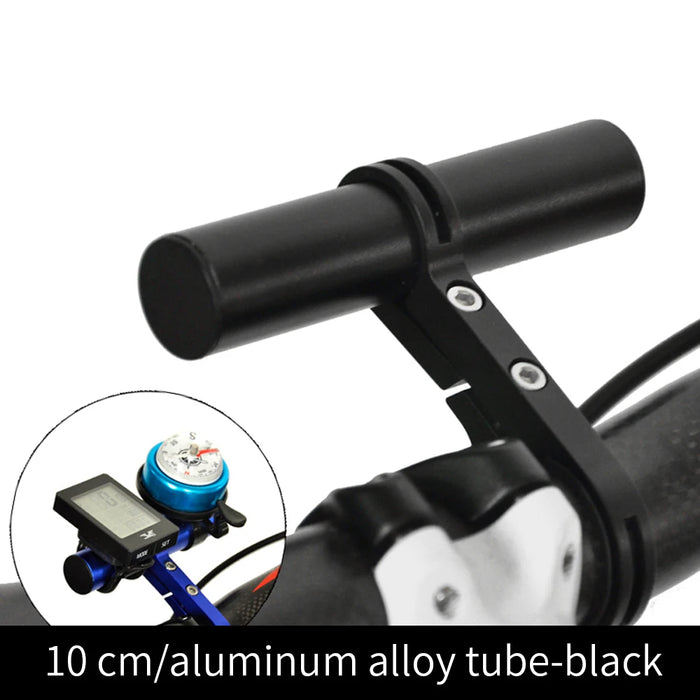 10/20/30cm Bicycle Handlebar Extended Bracket MTB Headlight Mount Extented Bar Road Mountain Bike Handlebar Extender Rack Parts