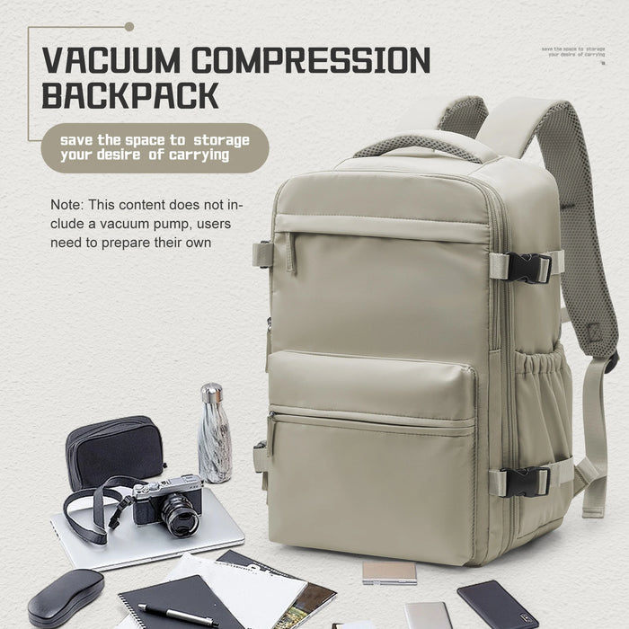 Sac à dos de voyage cabine avion Ryanair, sac à dos de compression sous vide, sac à dos pour hommes et femmes, sacoche pour ordinateur portable, sac à main