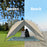 Lightweight 2–4 Person Camping Tent for Beach Park Waterproof Sun Shelter Shade Canopy Awning for Outdoor Fishing Family Arch 4