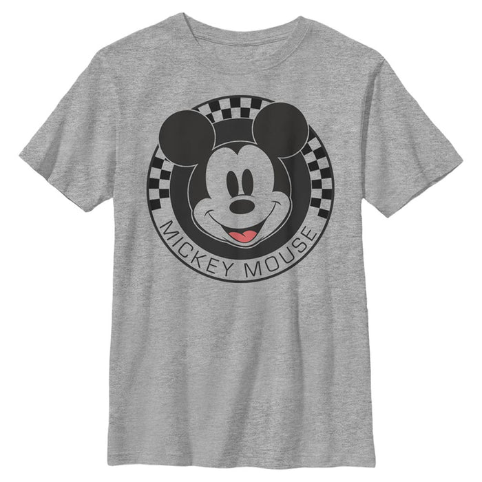 Boy's Disney MIckey Mouse Checkered T-Shirt