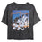 Junior's Disney Sunset Palm Trees Mickey and Minnie Mineral Wash Crop Top